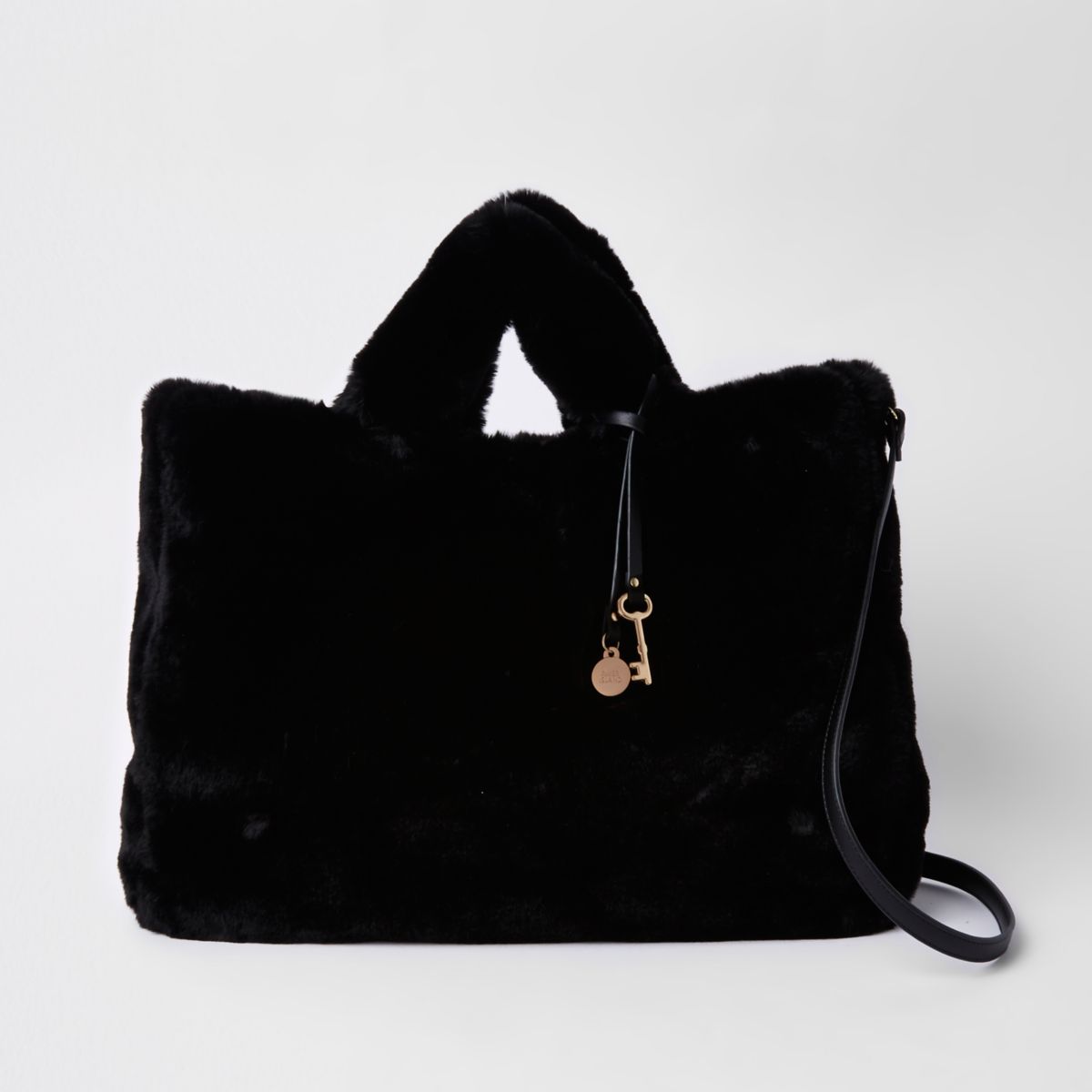 fur shopper bag