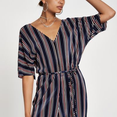 river island plisse jumpsuit