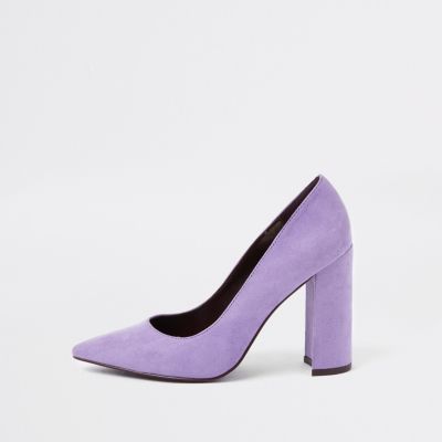 lilac wide fit shoes