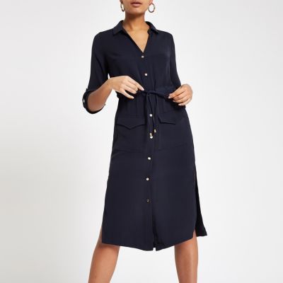 navy shirt dress uk