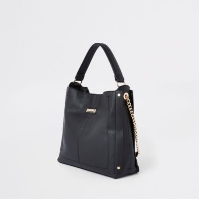 river island grey slouch bag