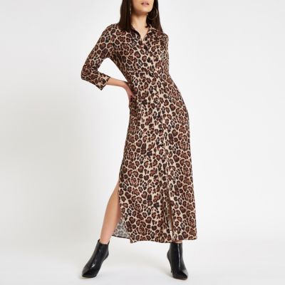 river island snake print maxi dress