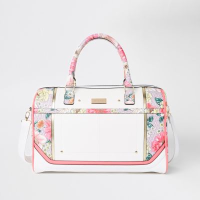 Light pink floral weekend bag - Suitcases - Bags & Purses - women