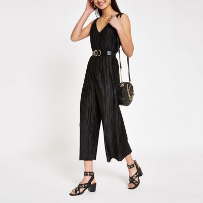 river island black jumpsuit