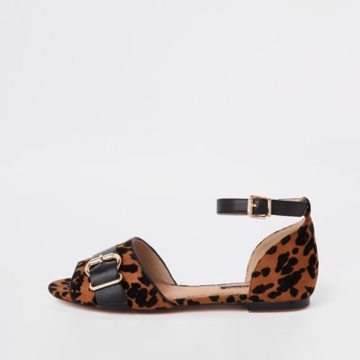 river island animal print shoes