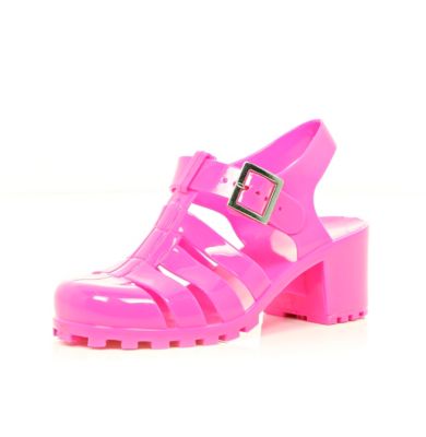 chaussure plastique talon