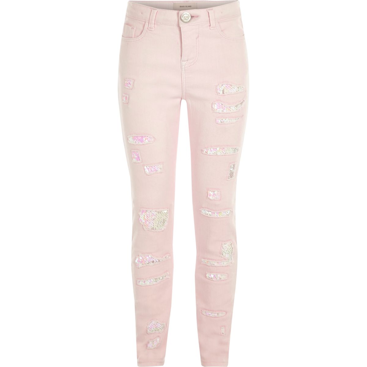mens pink ripped jeans