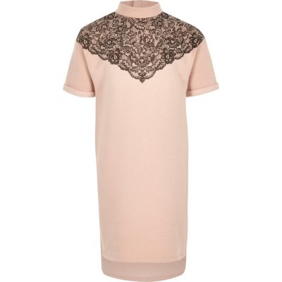 river island embellished shirt dress