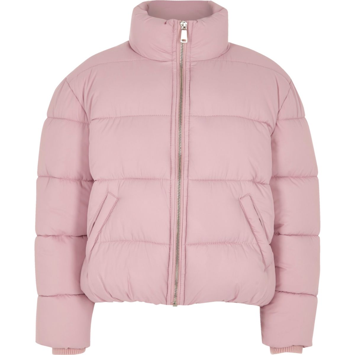 light purple puffer coat