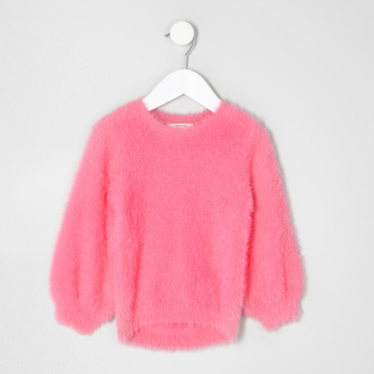 Mini girls pink fluffy jumper Mini Girls Sale girls