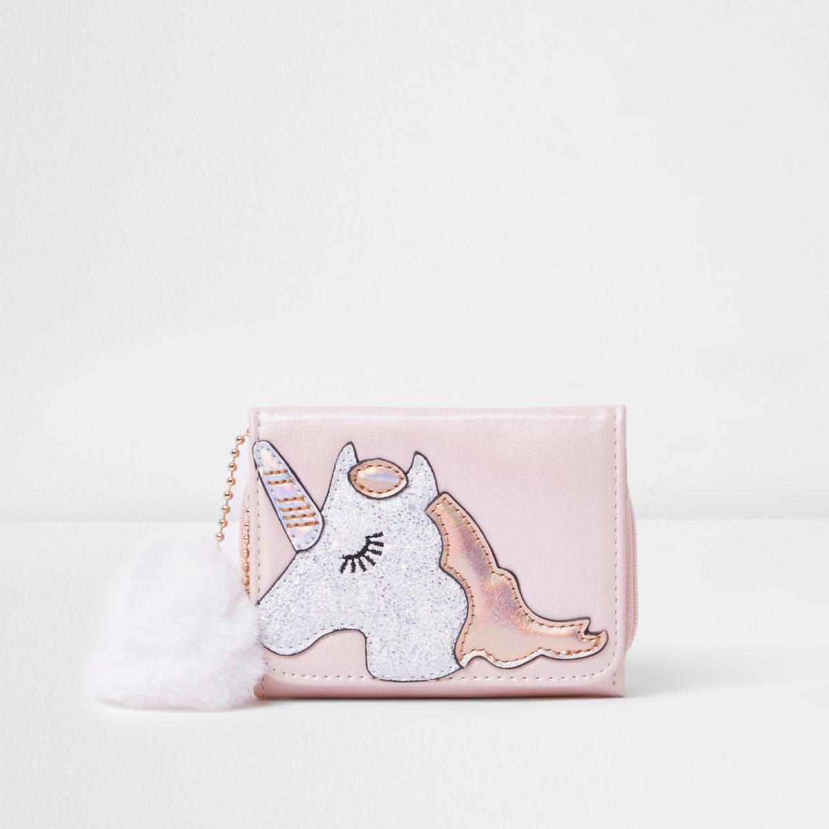 Girls pink glitter unicorn foldout purse Purses Bags & Purses girls