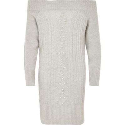 river island girls jumper dress