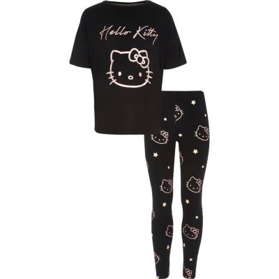Girls black Hello Kitty pajama set Pajamas & Underwear girls