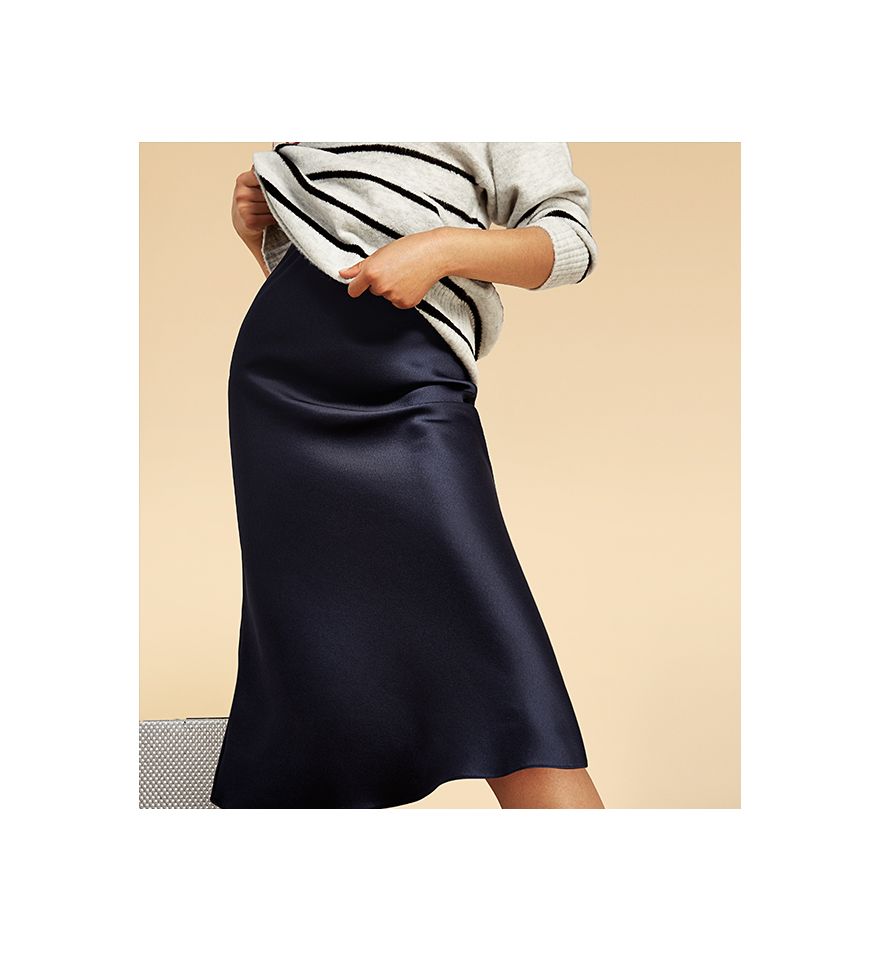 Bias cut 2025 skirt river island