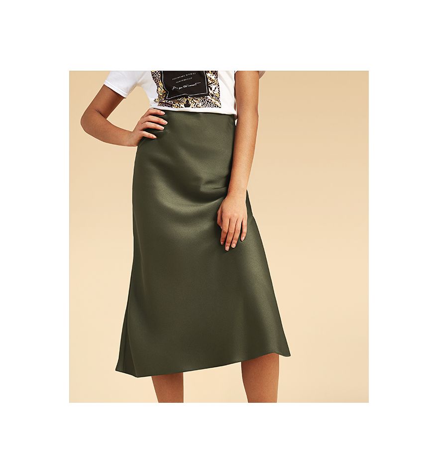 Knee length 2025 bias cut skirt