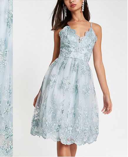 Skater style hot sale wedding guest dress