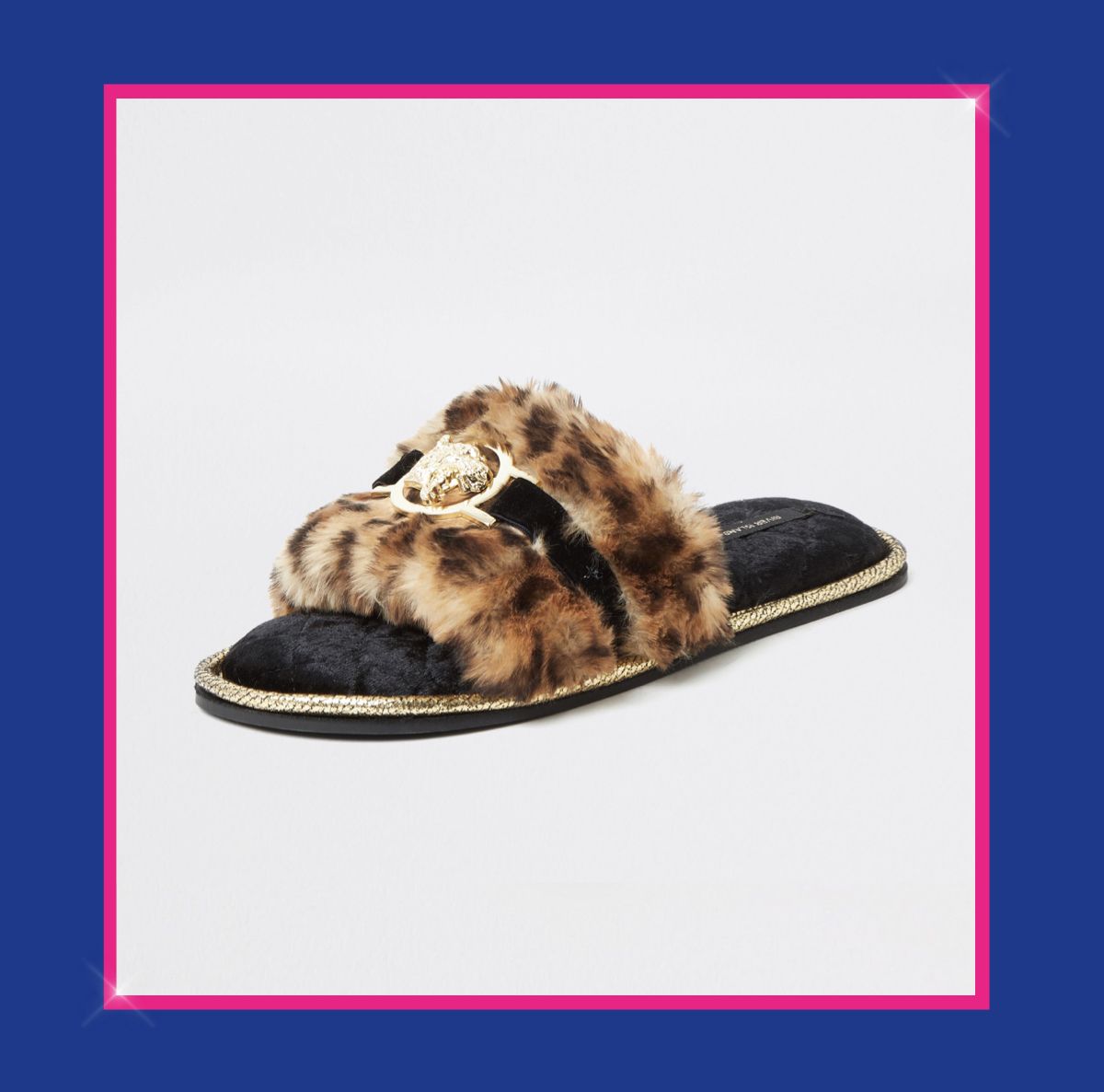 brown-leopard-print-faux-fur-mule-slippers